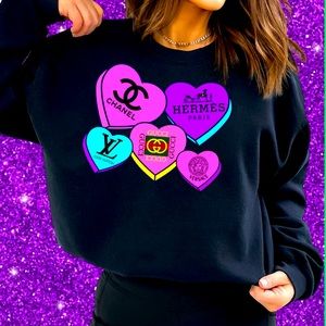 Custom Valentine's Graphic Crewneck
